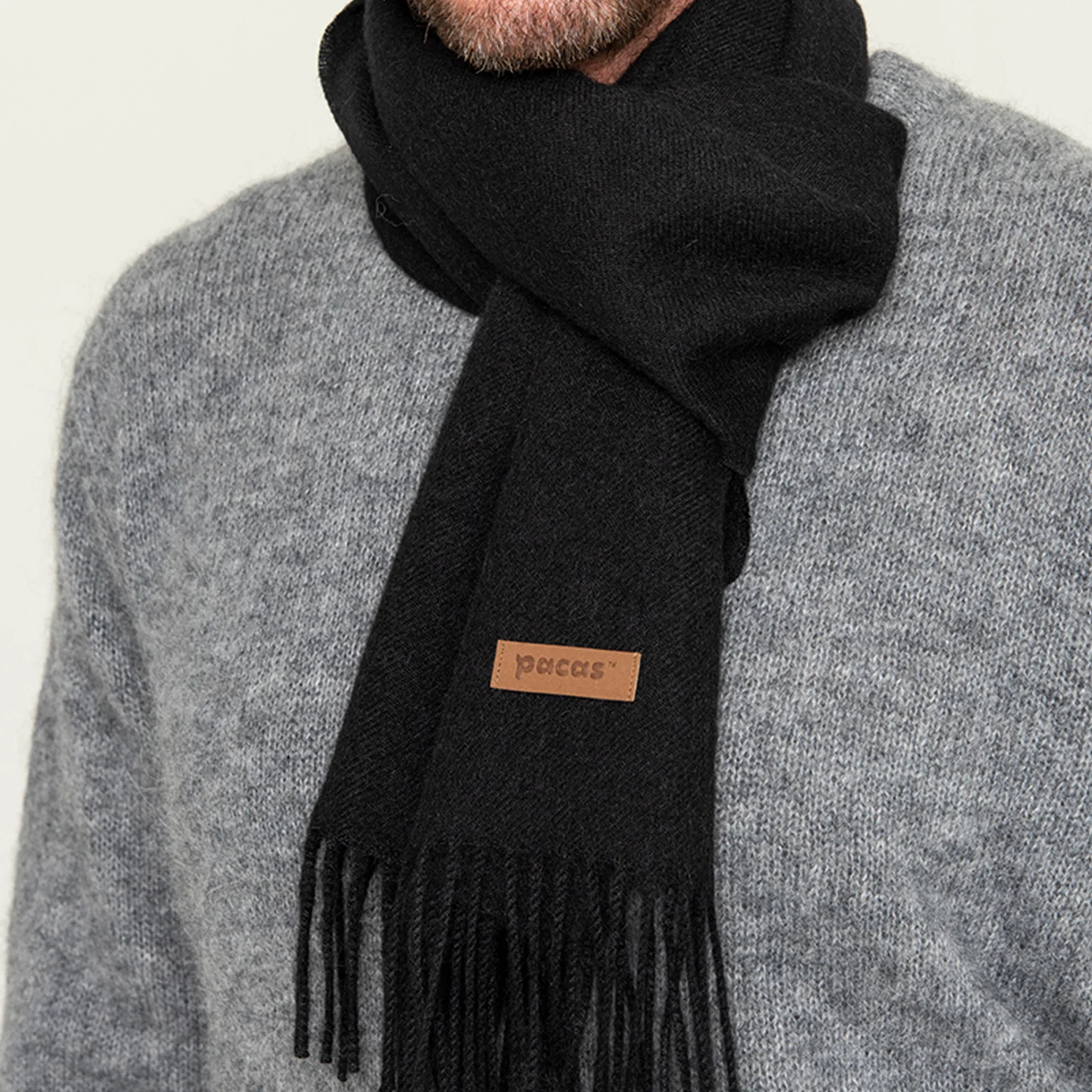 Men's Solid Scarf 5 Men's Solid Scarf