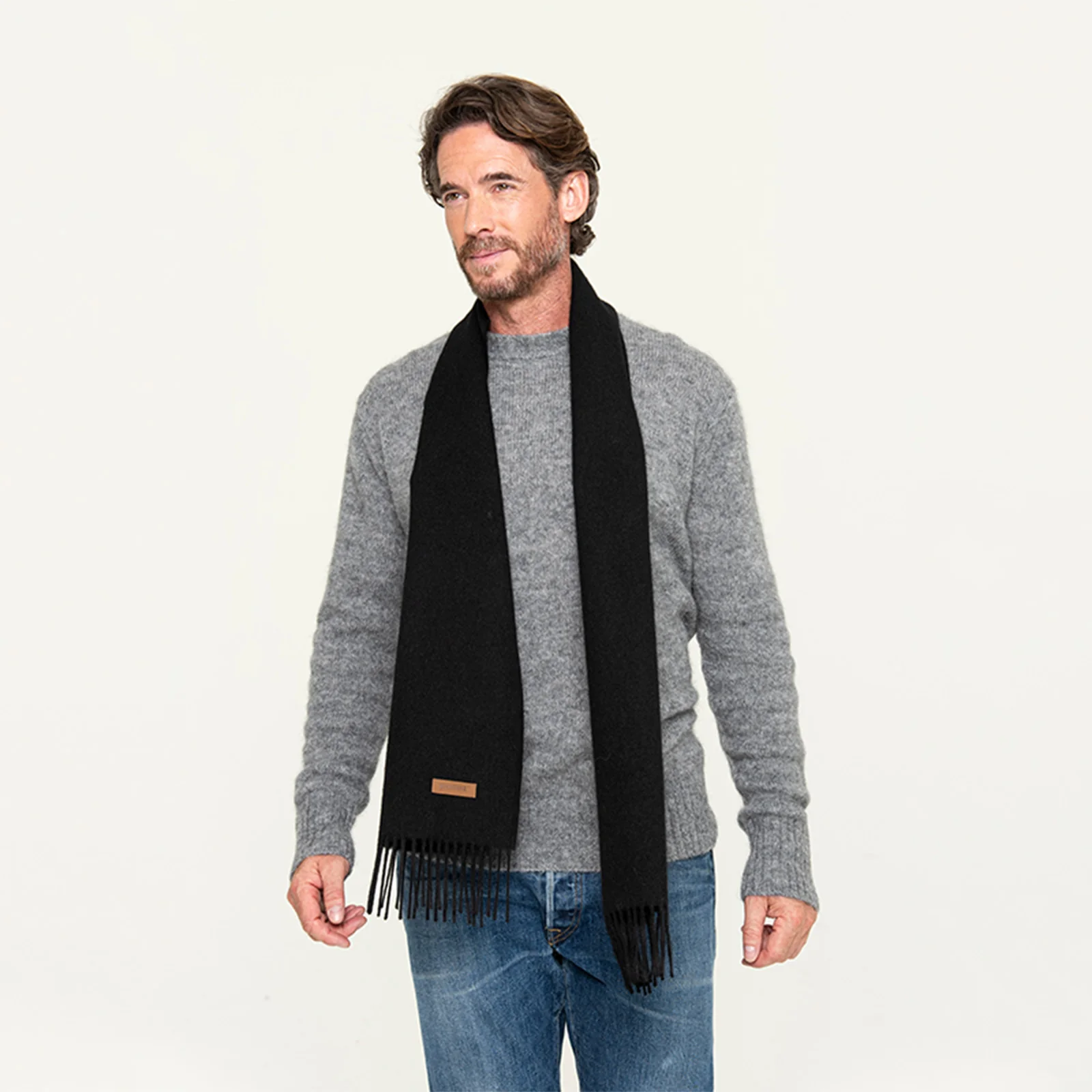 Men's Solid Scarf 6 Men's Solid Scarf