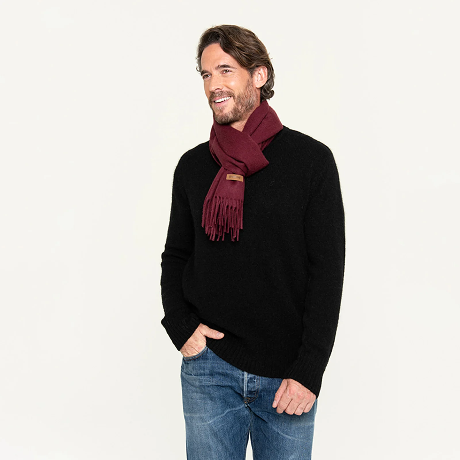 Men's Solid Scarf 7 Men's Solid Scarf