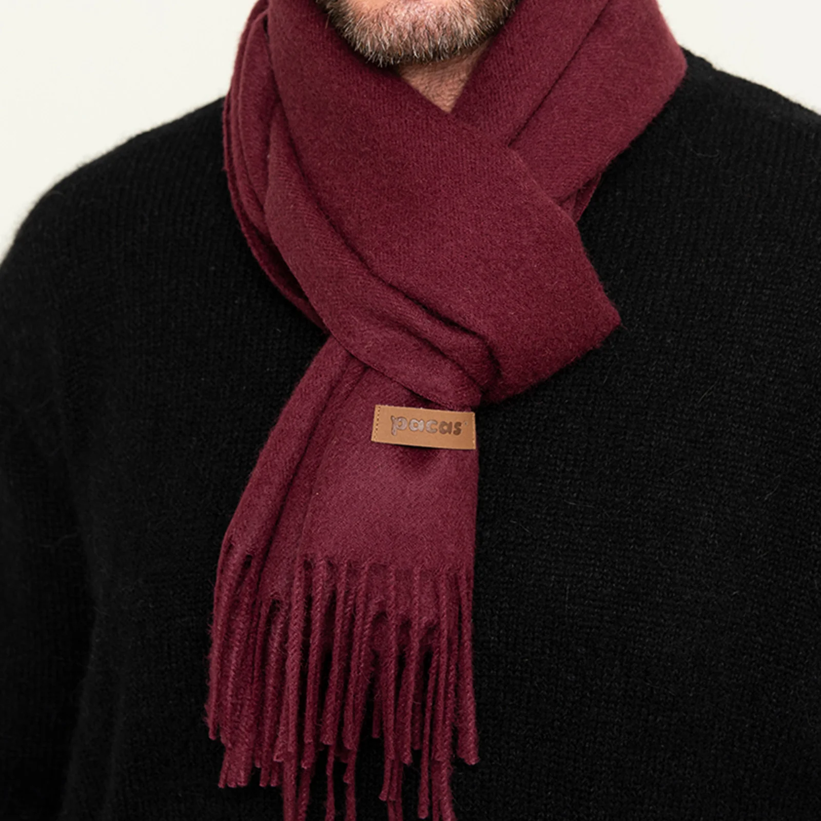 Men's Solid Scarf 8 Men's Solid Scarf
