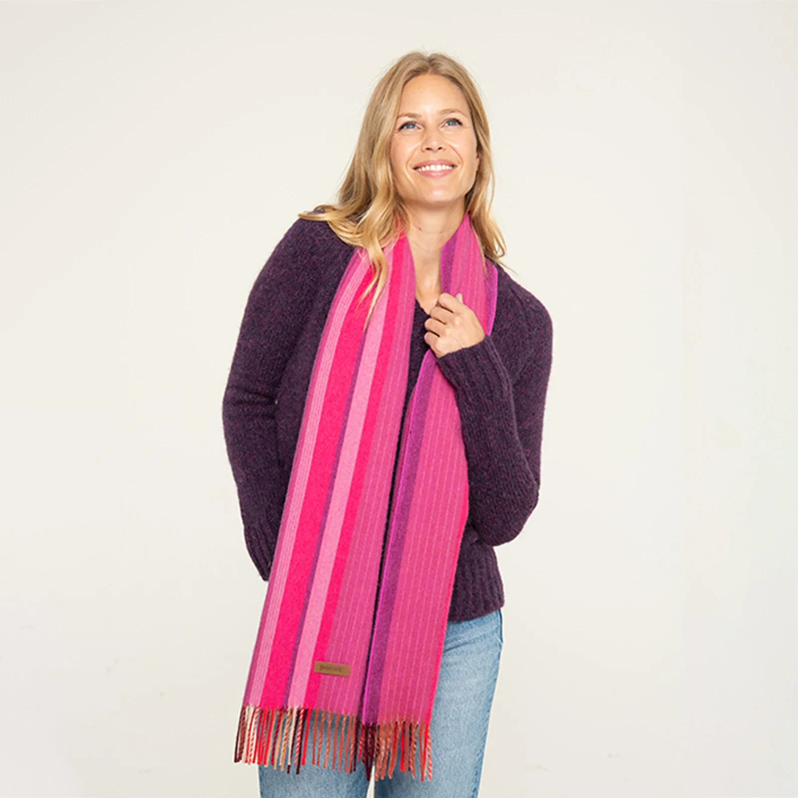 Women's Striped Scarf 13 Women's Striped Scarf