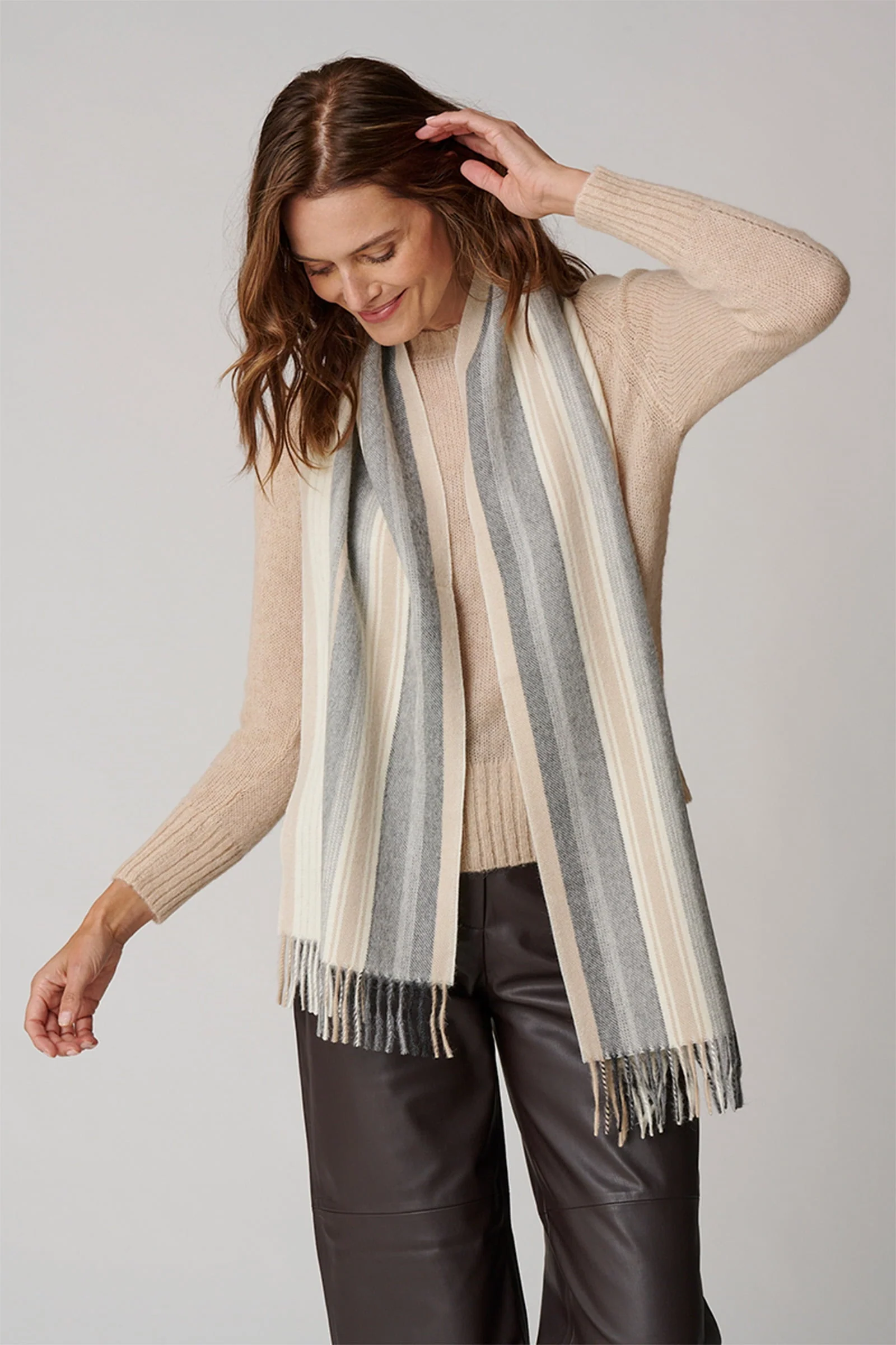 Women's Striped Scarf