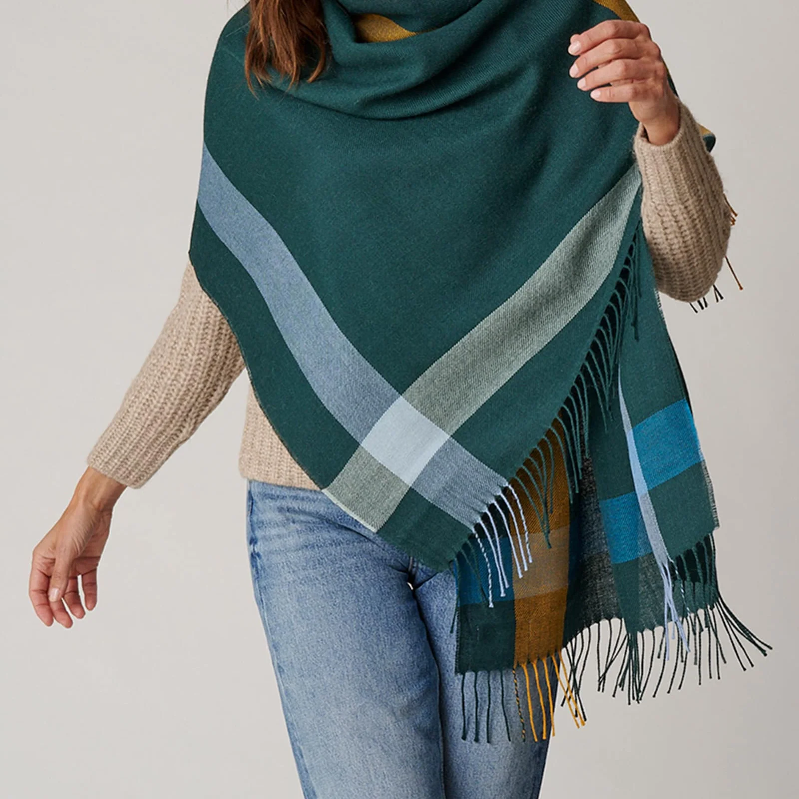 Pop Rectangle Shawl