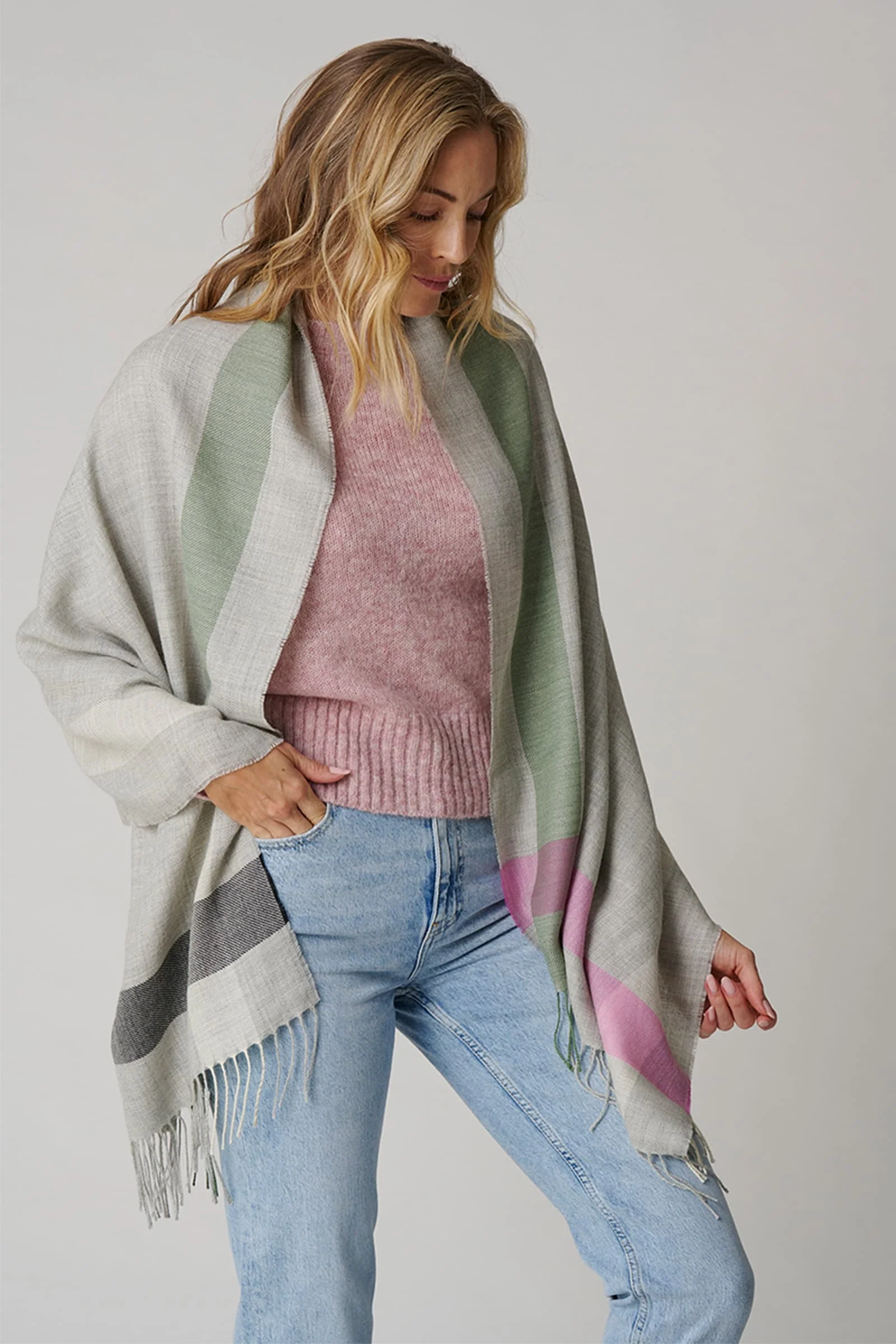 Pop Rectangle Shawl 3 Pop Rectangle Shawl