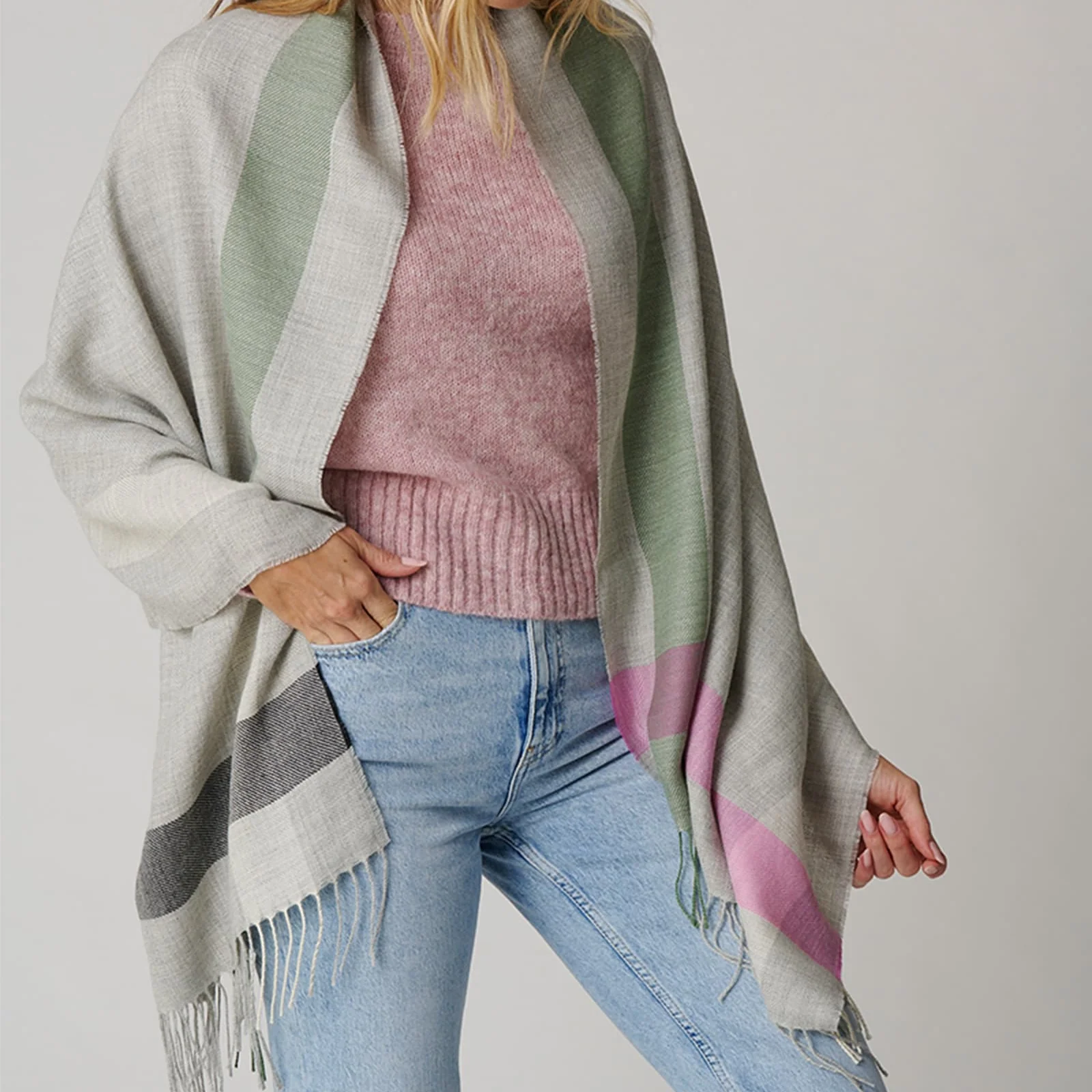 Pop Rectangle Shawl 8 Pop Rectangle Shawl