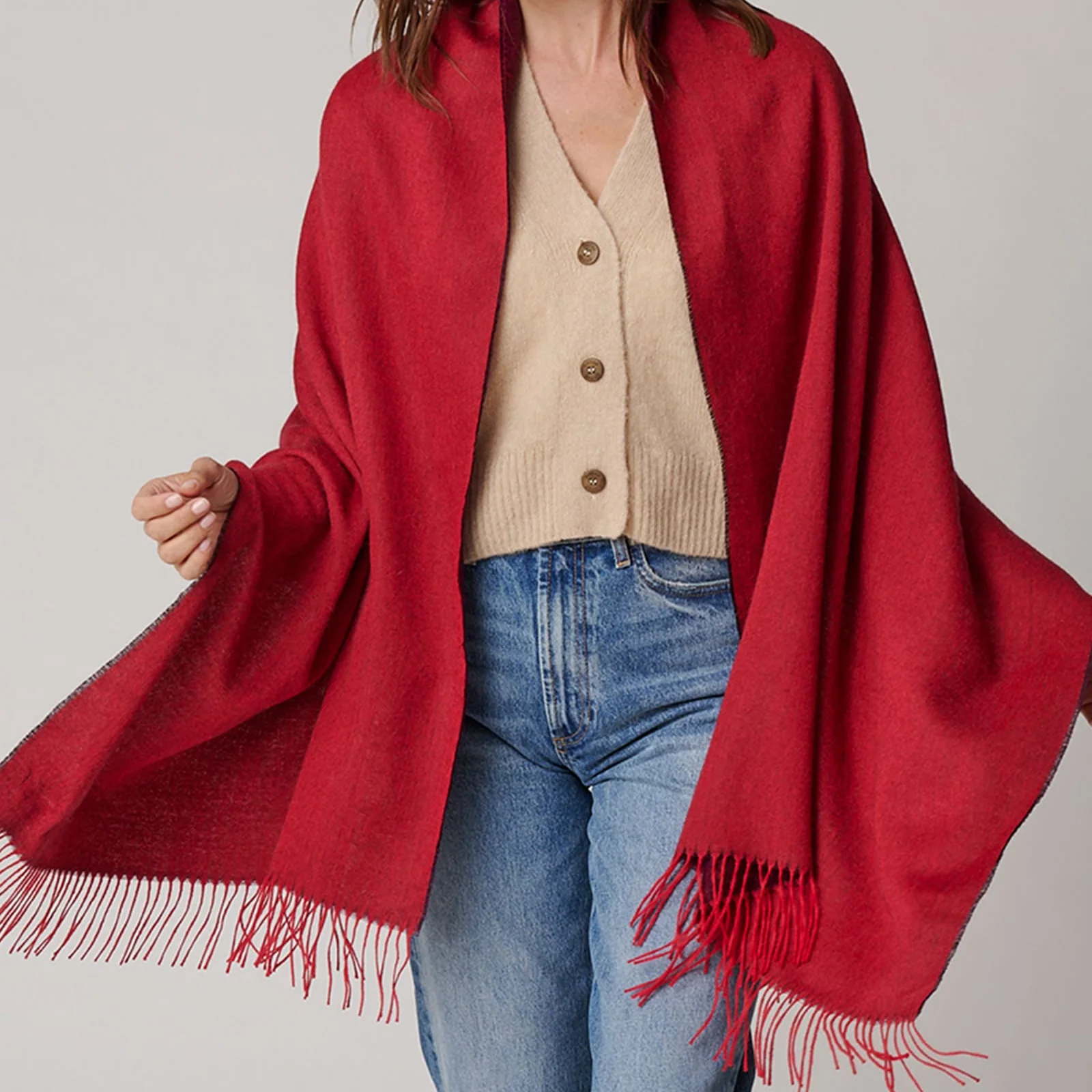Double Face Shawl