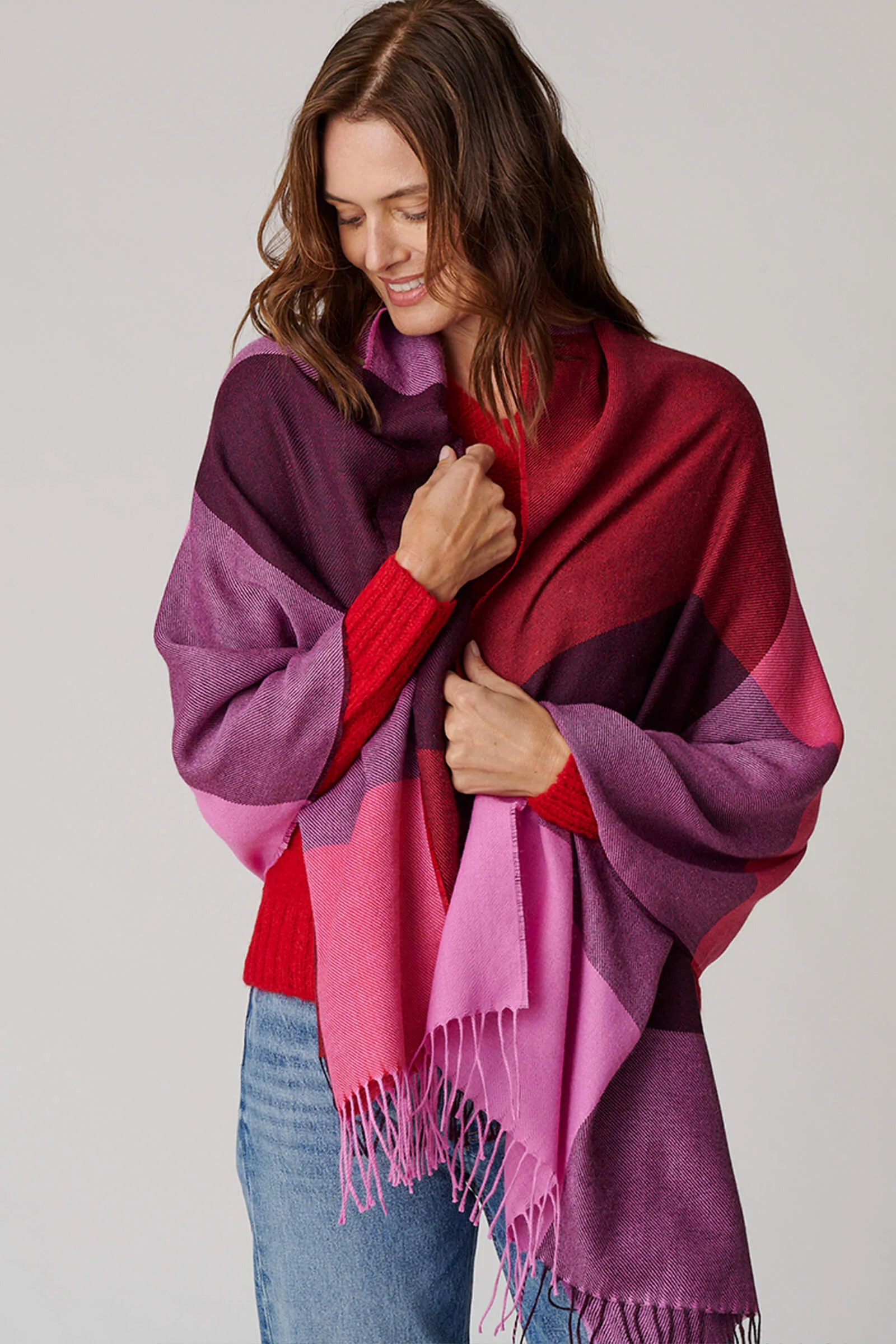 Square Pattern Shawl 4 Square Pattern Shawl