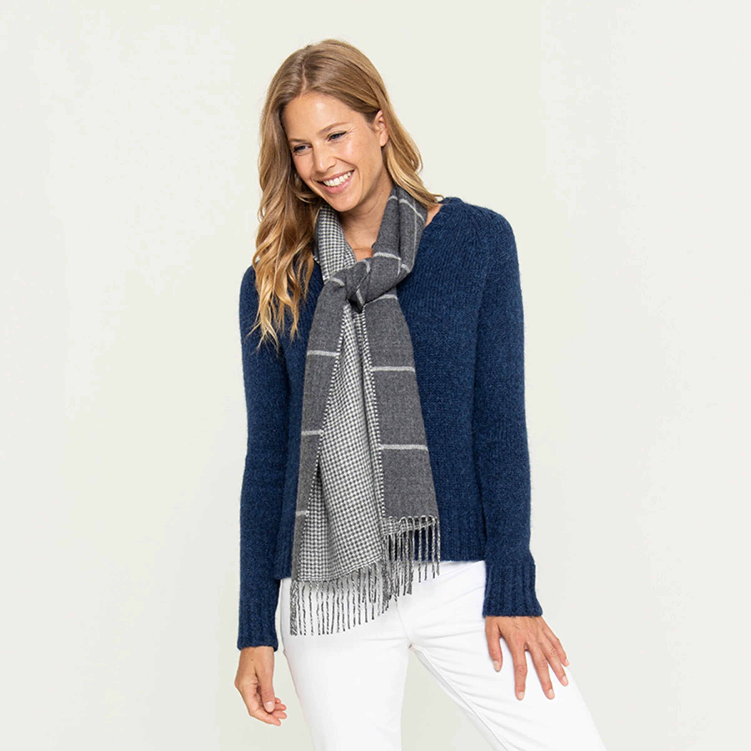 Women's Window Pane Scarf