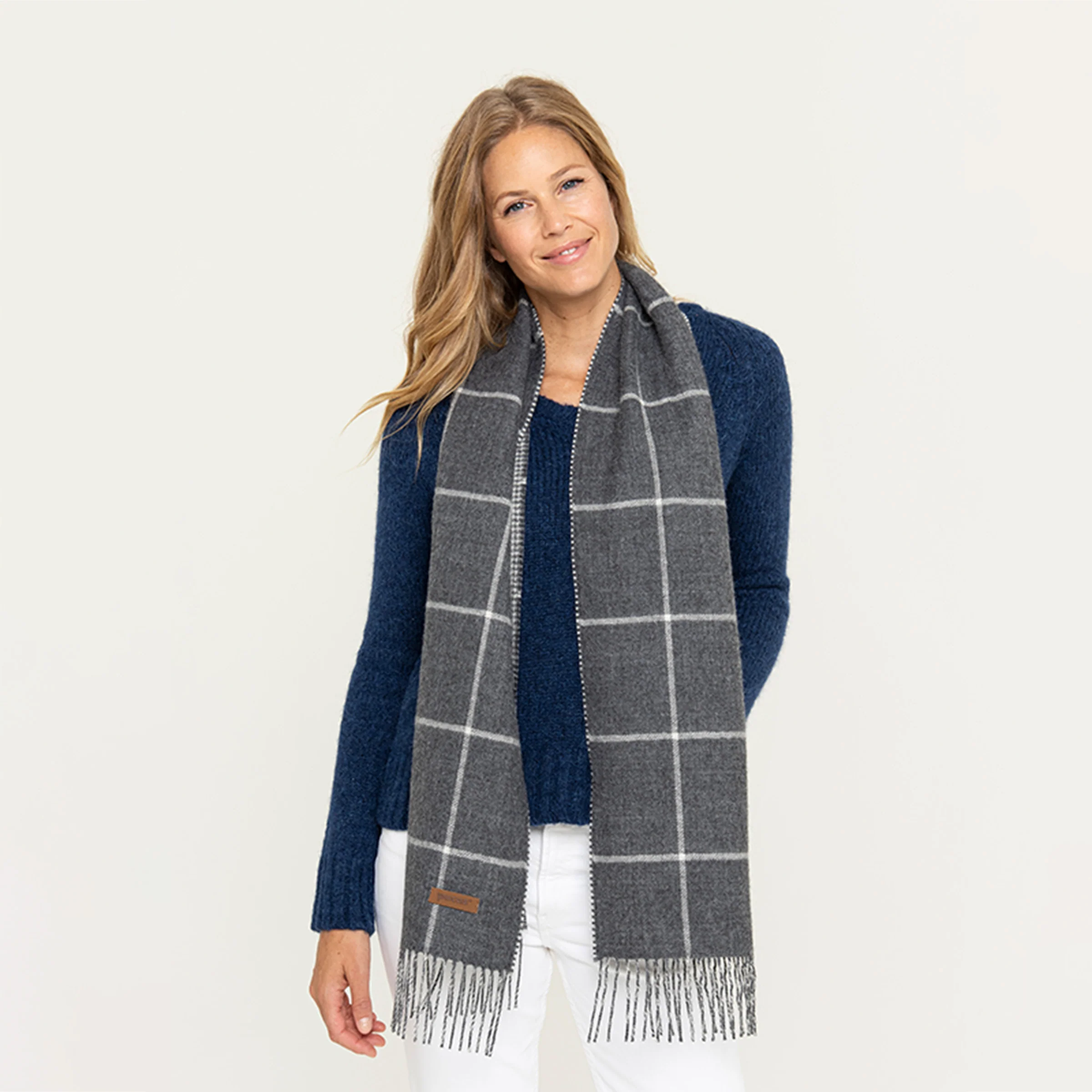 Women's Window Pane Scarf