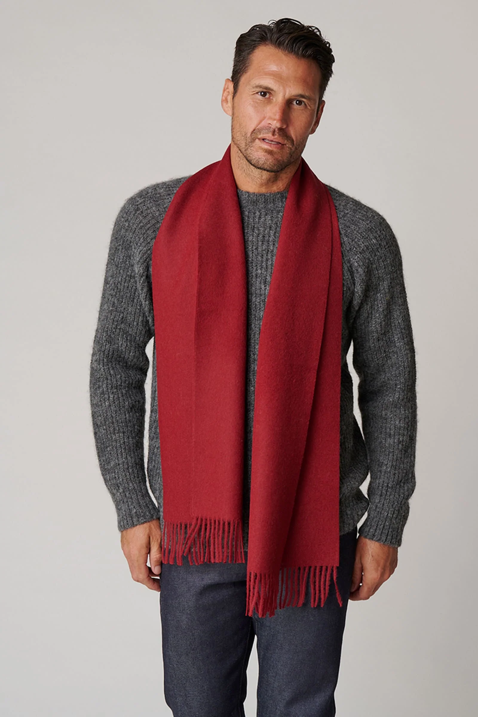 Men's Solid Scarf