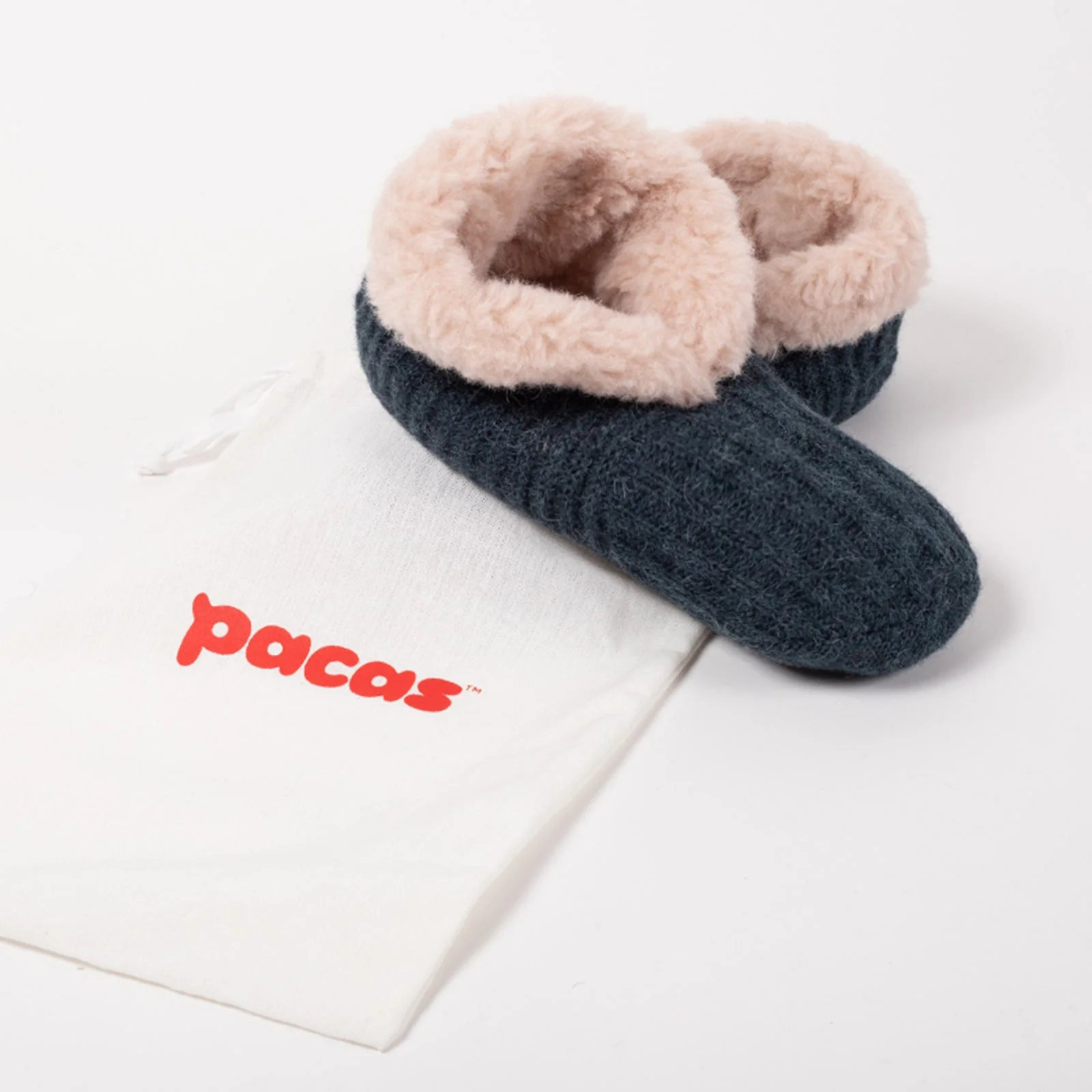 Men's Alpaca Lined Gripper Slippers
