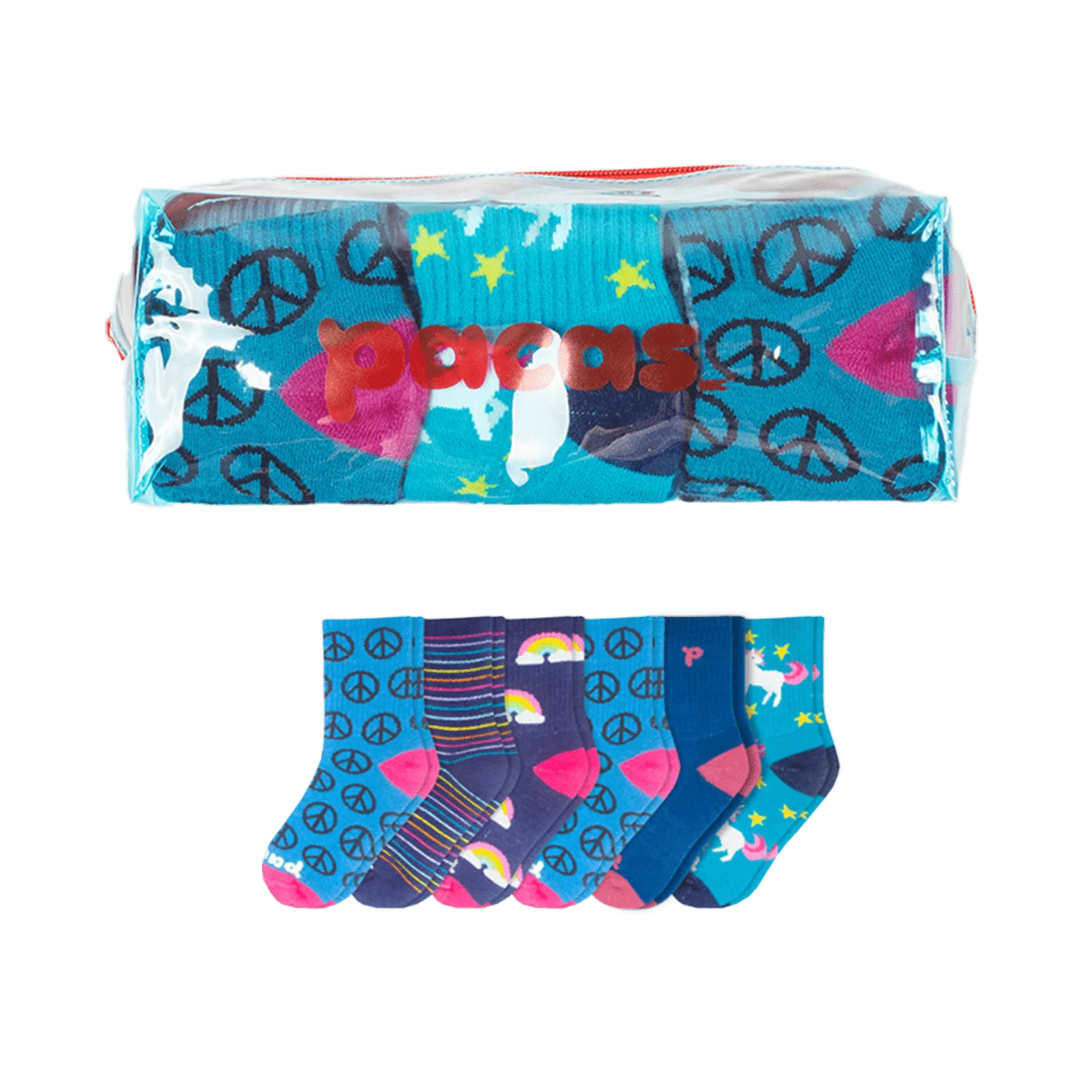 6 Pack - Kids' Crew Pacas Socks 19 6 Pack - Kids' Crew Pacas Socks