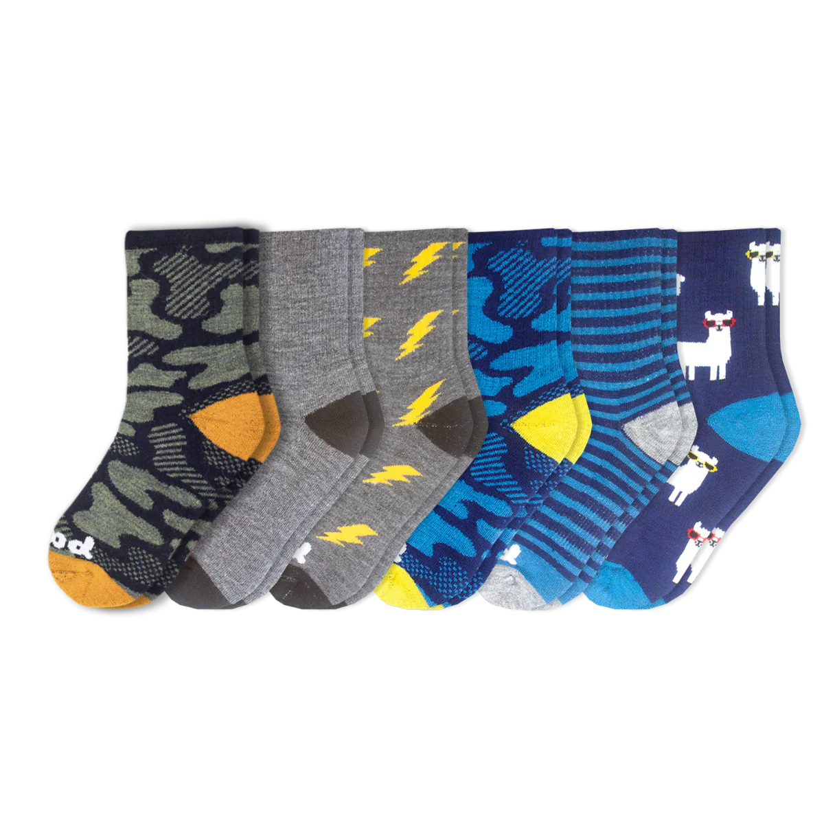 6 Pack - Kids' Crew Pacas Socks 20 6 Pack - Kids' Crew Pacas Socks
