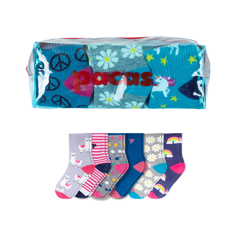 6 Pack - Kids' Crew Pacas Socks 23 6 Pack - Kids' Crew Pacas Socks