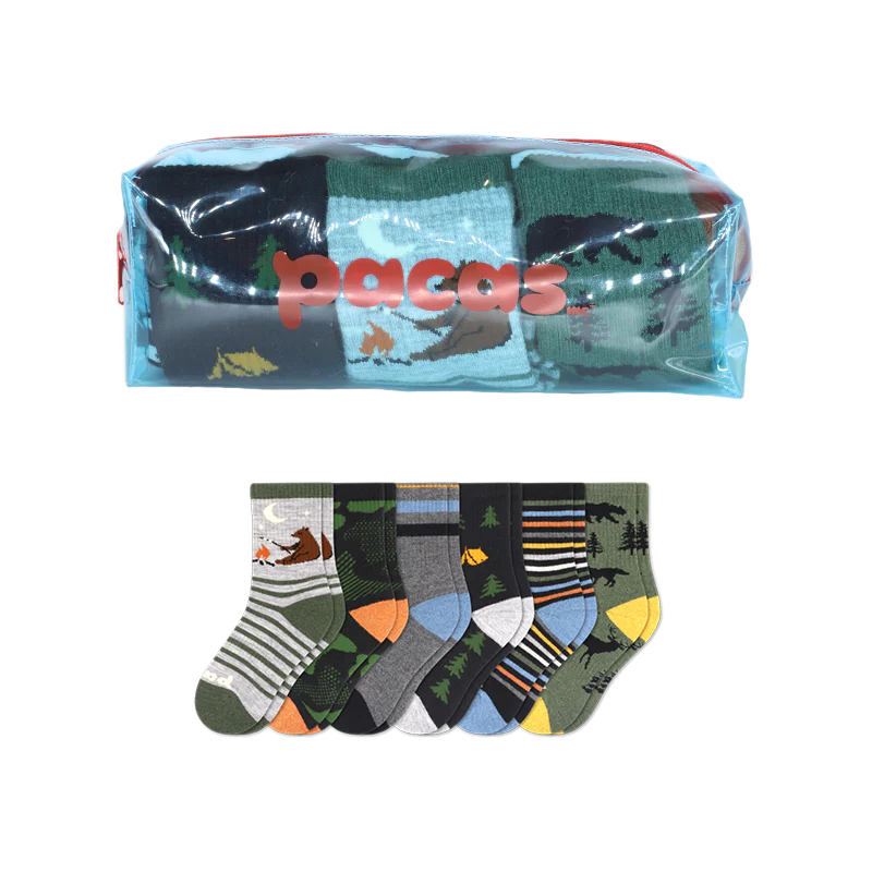 6 Pack - Kids' Crew Pacas Socks 36 6 Pack - Kids' Crew Pacas Socks