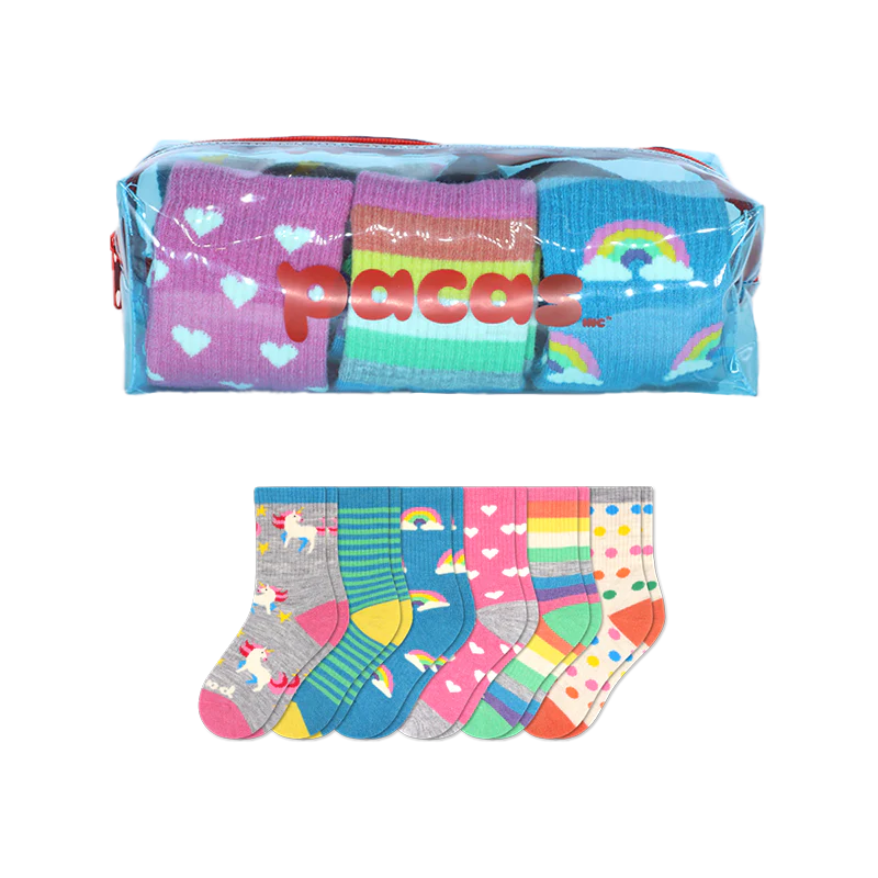 6 Pack - Kids' Crew Pacas Socks 38 6 Pack - Kids' Crew Pacas Socks