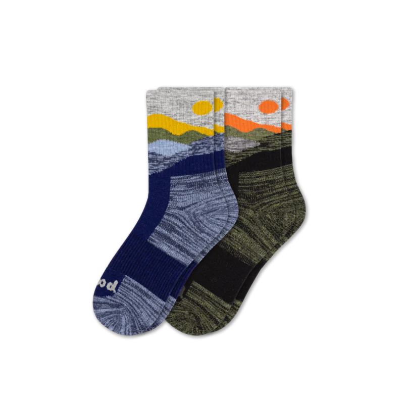 2 Pack - Men's Hiking Crew Pacas Socks 4 2 Pack - Men's Hiking Crew Pacas Socks