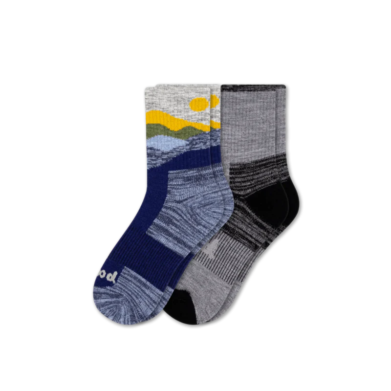 2 Pack - Men's Hiking Crew Pacas Socks 6 2 Pack - Men's Hiking Crew Pacas Socks