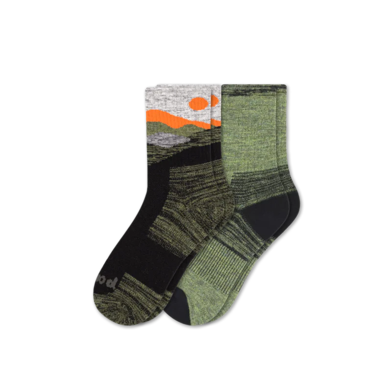 2 Pack - Men's Hiking Crew Pacas Socks 7 2 Pack - Men's Hiking Crew Pacas Socks