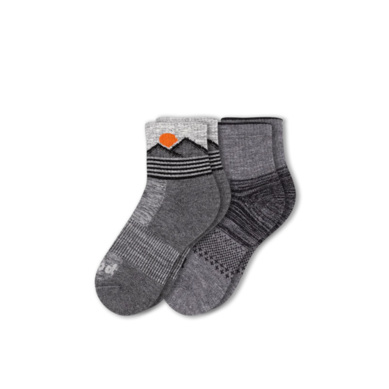 2 Pack - Men's Hiking Quarter Pacas Socks 9 2 Pack - Men's Hiking Quarter Pacas Socks